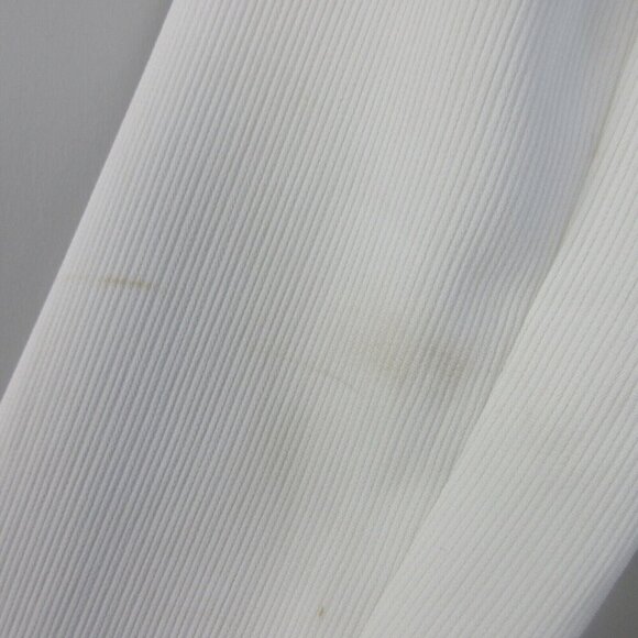 Club Monaco Tie Waist Blazer Women S White Open Front Ribbed Jacket Texture 442 - Picture 7 of 13